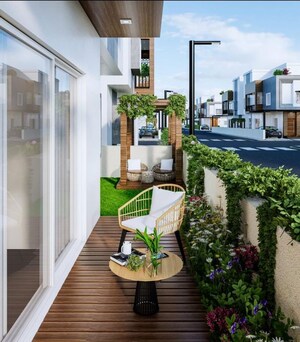 Balcony in 4 BHK Villa at Elemental Village, Peeranchuruvu – for Sale