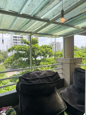 Balcony in 1 RK Apartment at Ganga Orchad Phase II, Mundhwa – for Rent