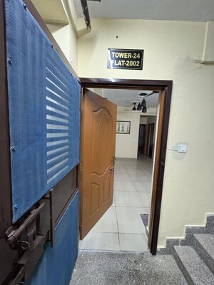 Staircase in 2.5 BHK Apartment at La Residentia, Tech Zone 4 Greater Noida – for Rent