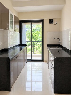 Kitchen in 1 BHK Apartment at Sumit Greendale, Virar West – for Sale