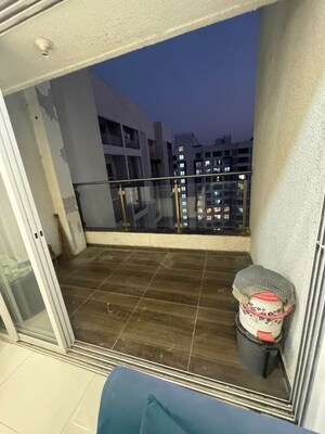 Balcony in 2.5 BHK Apartment at Gera World of Joy, Kharadi – for Rent