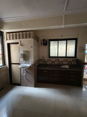 Kitchen in 1 BHK Independent House at Nerul Sector 18a – for Rent
