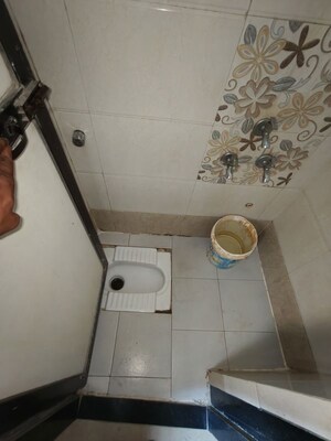 Bathroom in 1 BHK Independent House at Nerul Sector 18a – for Rent