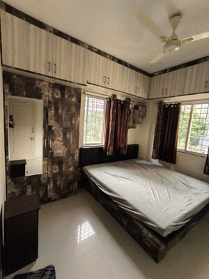 Bedroom in 2 BHK Apartment at Sai Life Style, Dhanori – for Rent