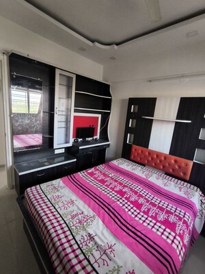 Bedroom in 2 BHK Apartment at Shreeyash Shree Woods, Dhanori – for Rent