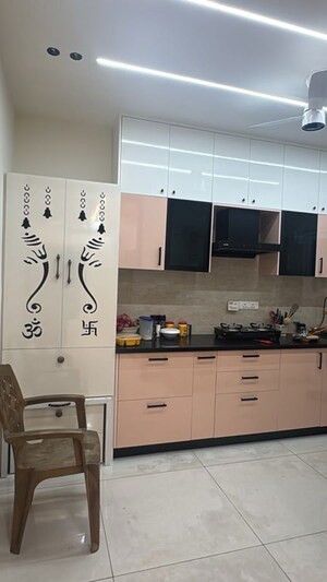 Kitchen in 2 BHK Apartment at Rajapushpa Provincia, Narsingi – for Rent