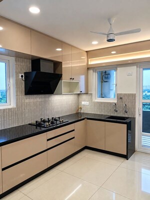 Kitchen in 3 BHK Apartment at Aparna Sarovar Zicon, Nallagandla – for Rent