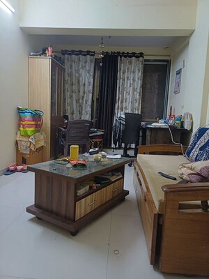 Living Room in 1 BHK Apartment at Ghansoli Sector 21 – for Rent