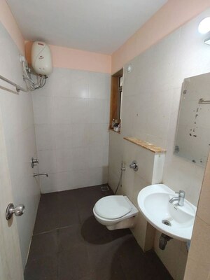 Bathroom in 2 BHK Apartment at Ghansoli Sector 21 – for Rent