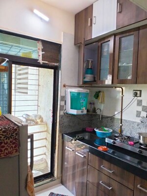 Kitchen in 1 BHK Apartment at Nerul Sector 21 – for Rent