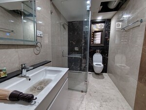 Bathroom in 4 BHK Apartment at Pranava One Hyderabad, Somajiguda – for Rent