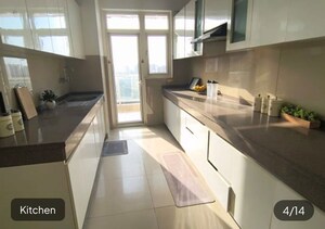Kitchen in 3 BHK Apartment at Emaar Palm Gardens, Sector 83 – for Sale
