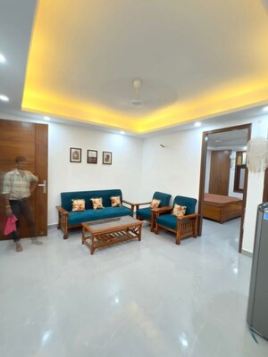 Living Room in 1 BHK Independent House at Freedom Fighters Enclave – for Rent