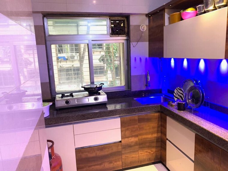 Kitchen, goregaon west 2 Bedroom 600 Sq.Ft. Apartment In Goregaon West Mumbai 10744897