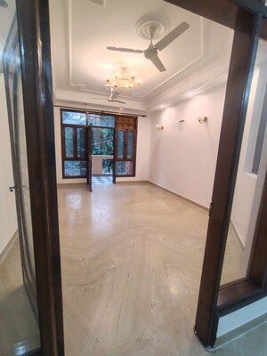 Balcony in 3 BHK Builder Floor at Malviya Nagar – for Rent
