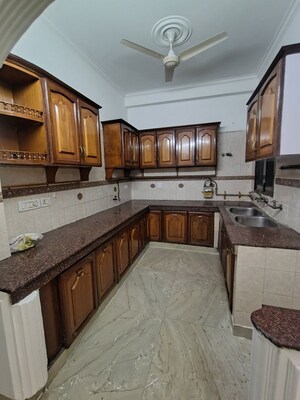 Kitchen in 3 BHK Builder Floor at Malviya Nagar – for Rent