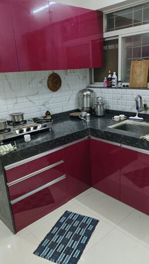 Kitchen in 2 BHK Apartment at Majestique Manhattan Phase 2, Wagholi – for Rent