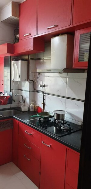 Kitchen in 2.5 BHK Apartment at Sun Damodar Shanti CHS, Kharghar Sector 20 – for Rent