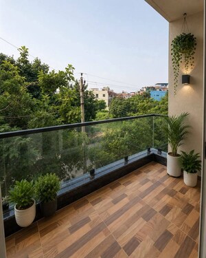 Balcony in 3 BHK Apartment at Conscient Heritage Max, Sector 102 – for Rent