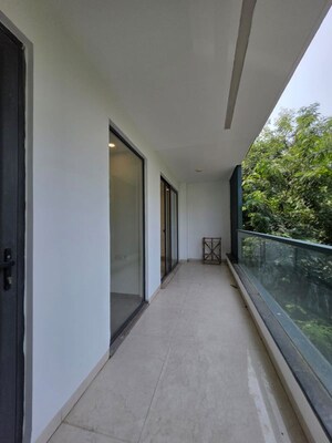 Balcony in 3 BHK Builder Floor at Sushant Lok I – for Rent
