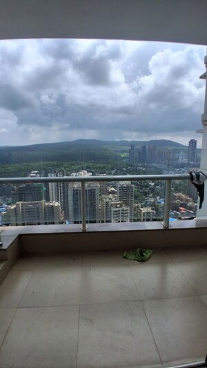 Balcony in 3 BHK Apartment at Omkar Alta Monte, Malad East – for Rent