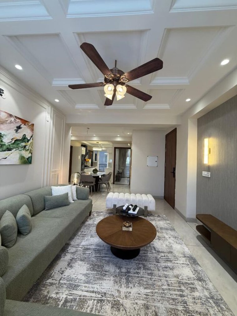 Living Room, aerocity 3 Bedroom 1850 Sq.Ft. Apartment In Aerocity Mohali 10745012