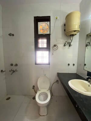 Bathroom in 3.5 BHK Independent House at Palam Vihar Residents Association, Palam Vihar – for Rent