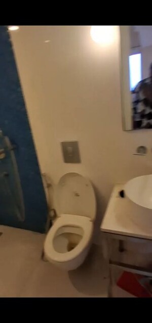 Bathroom in 3 BHK Apartment at Lodha Fiorenza, Goregaon East – for Rent
