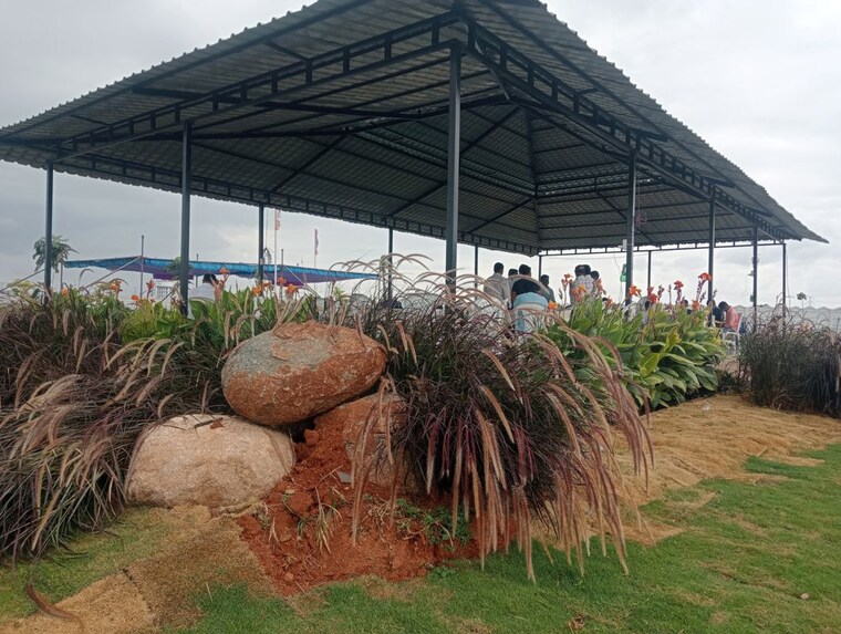 Garden, eeshanya-county  157 Sq.Yd. Plot In Raipole Hyderabad 10534678