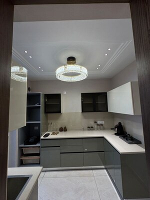 Kitchen in 3 BHK Apartment at Vip Road – for Sale