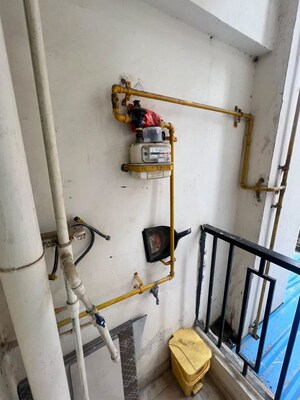 Staircase in 2 BHK Apartment at Windsor Paradise 2, Raj Nagar Extension – for Rent