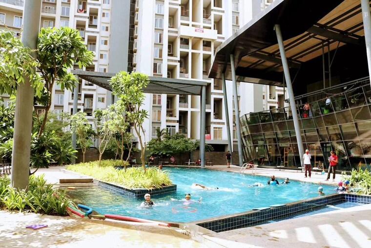 Swimming Pool, goel-ganga-legend 2 Bedroom 828 Sq.Ft. Apartment In Bavdhan Pune 10745210