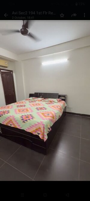 Bedroom in 2.5 BHK Builder Floor at Pinewood Enclave, Wave City – for Rent