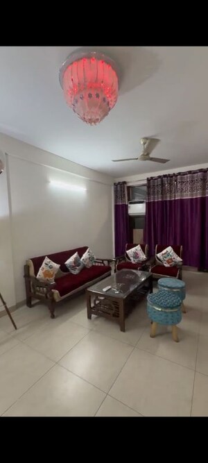Living Room in 2.5 BHK Builder Floor at Pinewood Enclave, Wave City – for Rent