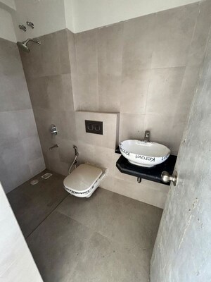 Bathroom in 1 BHK Apartment at Marathon Nexworld, Dombivli East – for Rent
