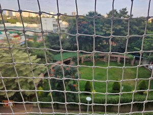 Balcony in 1 BHK Apartment at Goyal Footprints, Thanisandra Main Road – for Rent