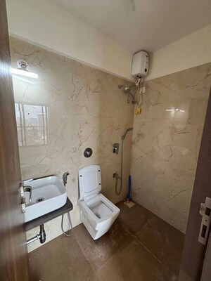 Bathroom in 3 BHK Apartment at Chaitanya Anand Lunkhod CHSL, Andheri West – for Rent