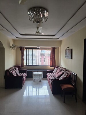 Living Room in 3 BHK Apartment at Kanchan - Mrig Apartment, Andheri East – for Rent