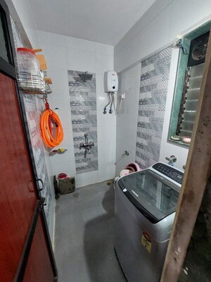 Bathroom in 2 BHK Apartment at Shree Laxmi Park 1, Vartak Nagar – for Rent