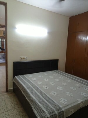 Bedroom in 2 BHK Builder Floor at Kalkaji – for Rent