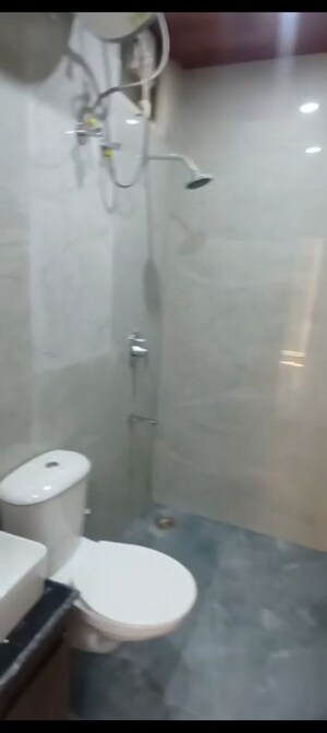 Bathroom in 3 BHK Builder Floor at Bima Vihar – for Sale