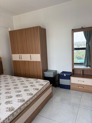 Master Bedroom in 2.5 BHK Apartment at Mantra Mirari, Koregaon Park – for Rent