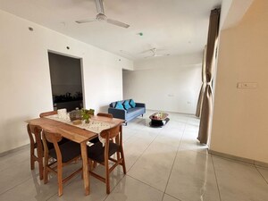 Dining area in 2.5 BHK Apartment at Mantra Mirari, Koregaon Park – for Rent