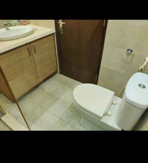 Bathroom in 4 BHK Builder Floor at Greater Kailash I – for Rent