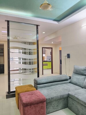 Bedroom in 2.5 BHK Apartment at Cybercity Rainbow Vistas, Hi Tech City – for Rent