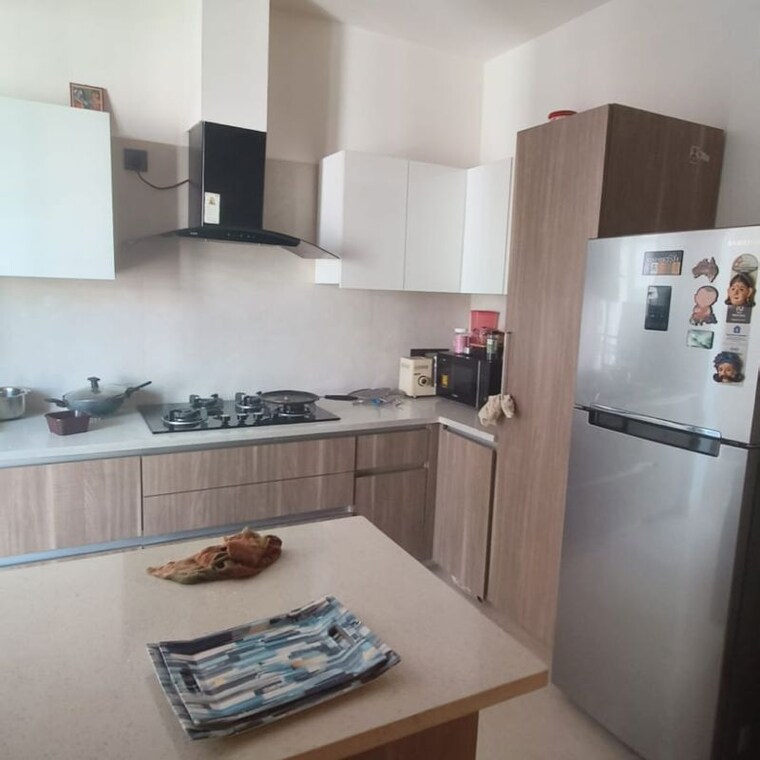 Kitchen, ansal-esencia-amara-villas 3 Bedroom 2700 Sq.Ft. Apartment In Sector 67 Gurgaon 10745597