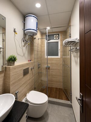 Bathroom in 2 BHK Apartment at Cliffton Valley, Panthaghati – for Sale