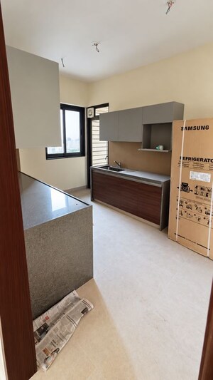 Kitchen in 2.5 BHK Apartment at Neelkanth Greens, Manpada – for Rent