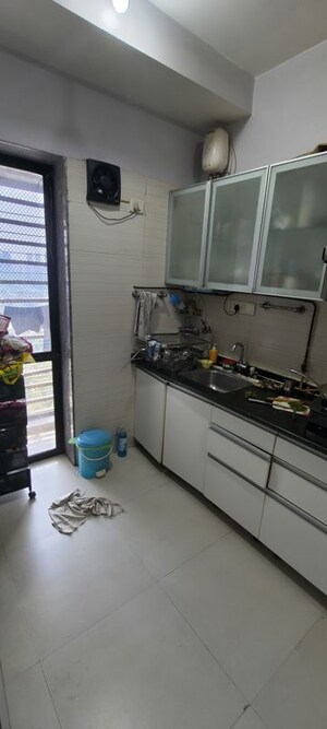 Kitchen in 2.5 BHK Apartment at Sapphire Heights, Kandivali East – for Rent