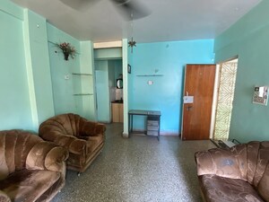 Living Room in 2 BHK Apartment at Aundh Gaon – for Sale